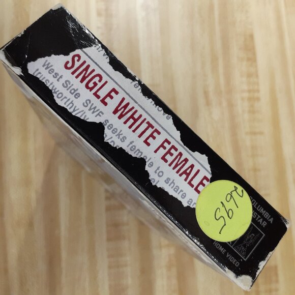 Single White Female 1993 VHS Bridget Fonda Psychological Erotic Thriller Horror - Picture 5 of 9